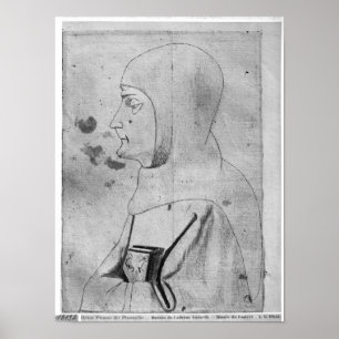 Monk, from the The Vallardi Album Poster