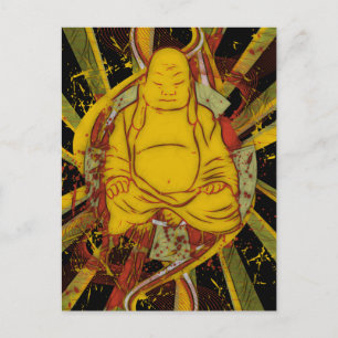 Monk in Meditation Postcard