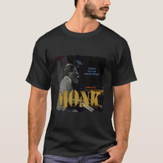 Monk Jazz Wisdom Pianist Musician T-Shirt
