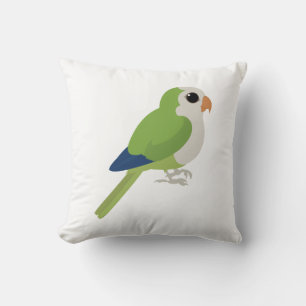 Monk Parakeet Cushion