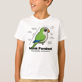 Monk Parakeet Statistics T-Shirt