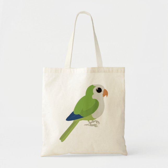 Monk Parakeet Tote Bag (Front)