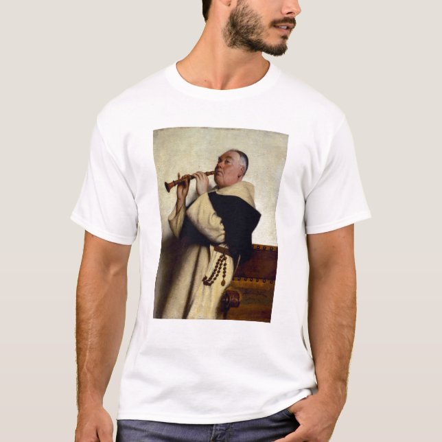 Monk Playing a Clarinet T-Shirt (Front)