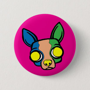 Monk Puppy Pin - Pink
