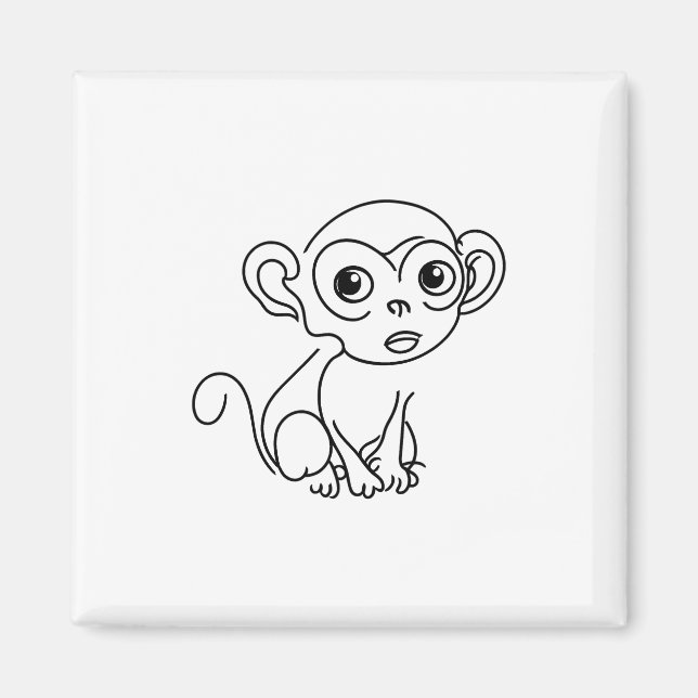 Monkey(1) Magnet (Front)