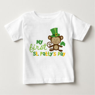 Monkey 1st St. Patrick's Day Baby T-Shirt