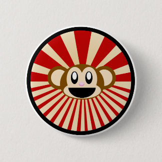 Monkey! 6 Cm Round Badge