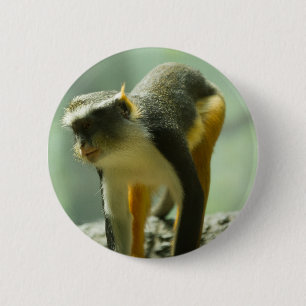 Monkey 6 Cm Round Badge