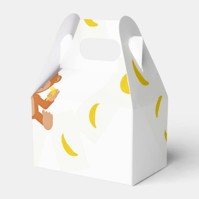 Monkey and bananas favour box (Front Side)