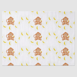 Monkey and bananas tissue paper