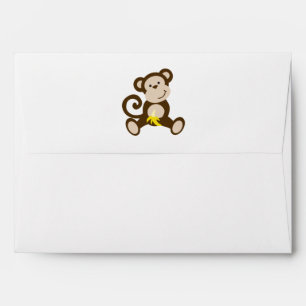 Monkey and Polka Dots Envelopes