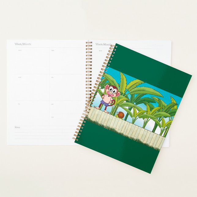 Monkey and Snail in Tropical Jungle Scene Planner (Creator Uploaded)