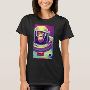 Monkey Ape Animal Astronaut Space Universe Galaxy T-Shirt