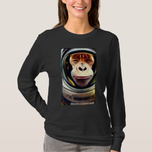 Monkey Ape Animal Astronaut Space Universe Galaxy T-Shirt
