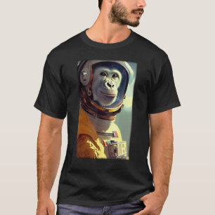 Monkey Ape Animal Astronaut Space Universe Galaxy T-Shirt
