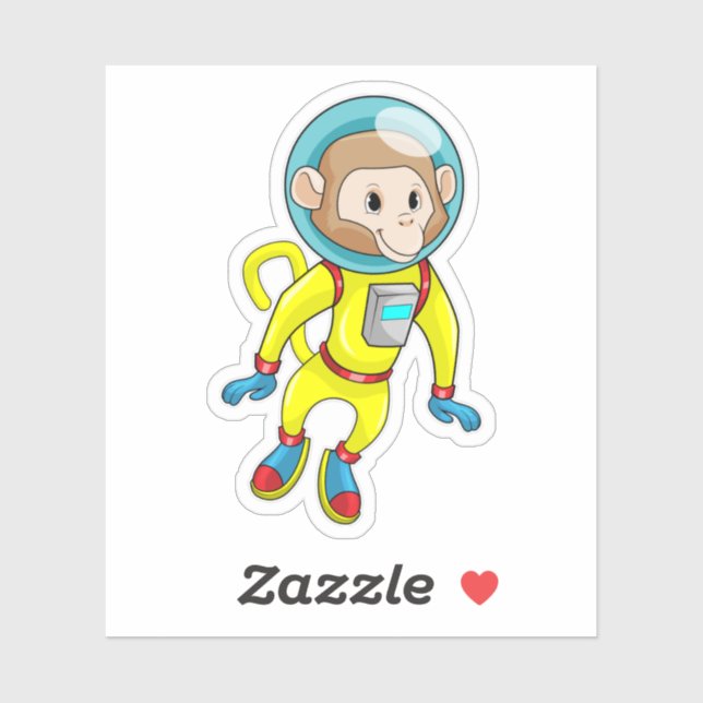 Monkey as Astronaut (Sheet)
