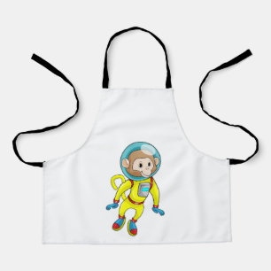 Monkey as Astronaut Apron