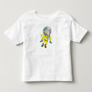 Monkey as Astronaut Toddler T-Shirt