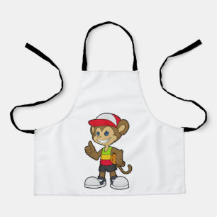 Monkey as Basketball player with Basketball Apron