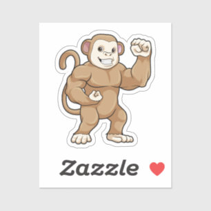 Monkey as Bodybuilder at Bodybuilding