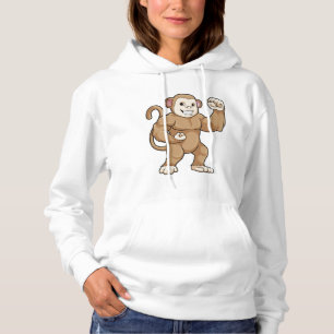 Monkey as Bodybuilder at Bodybuilding Hoodie