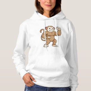 Monkey as Bodybuilder at Bodybuilding Hoodie