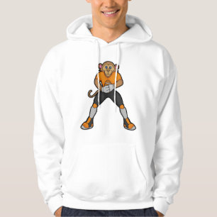 Monkey as Football player with Football Hoodie