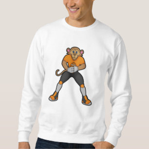 Monkey as Football player with Football Sweatshirt