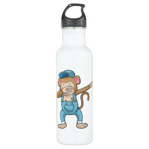 Monkey as Mechanic at Hip Hop Dance Dab 710 Ml Water Bottle