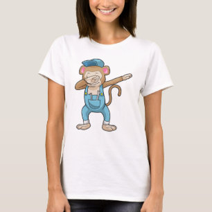 Monkey as Mechanic at Hip Hop Dance Dab T-Shirt