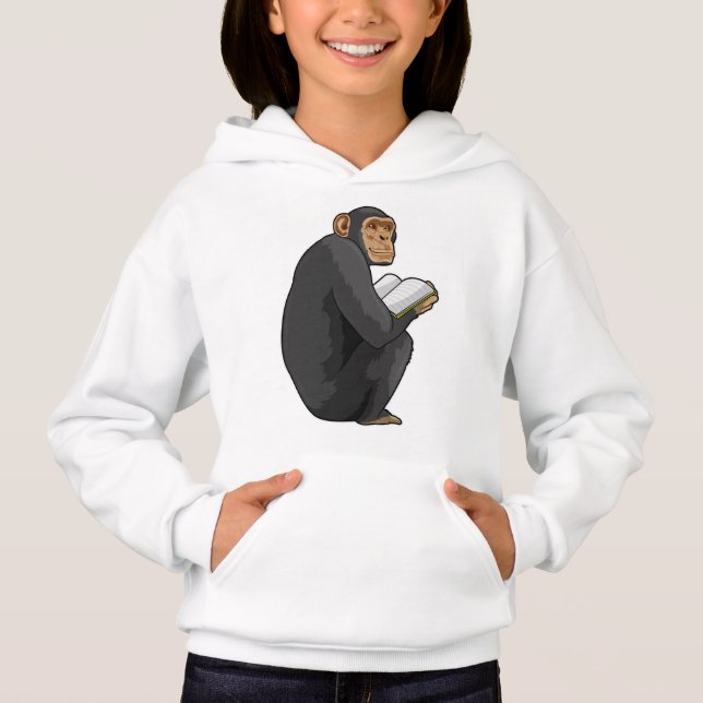 Monkey as Nerd with Book (Front)