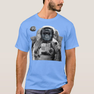 Monkey Astronaut Ape Space Travel Chimpanzee Astro T-Shirt