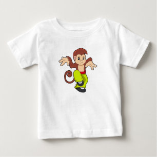Monkey at Martial arts Kungfu Baby T-Shirt