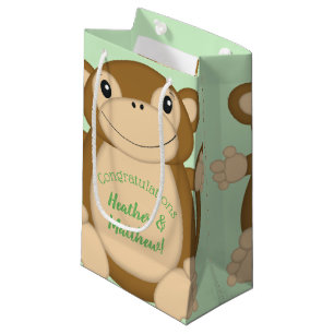 Monkey Baby Shower Jungle Small Gift Bag