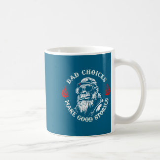 Monkey Bad Choices Make Good Stories (on Back)  Coffee Mug