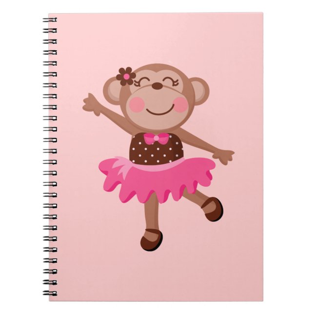 Monkey Ballerina Notebook (Front)