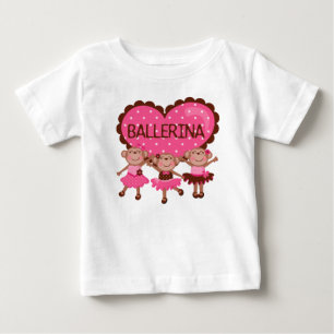 Monkey Ballet Girly Baby Tutu Bodysuit