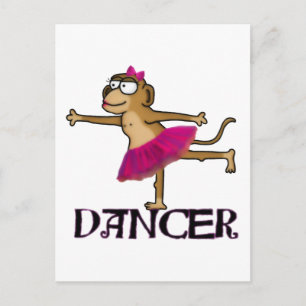 Monkey Ballet Postcard