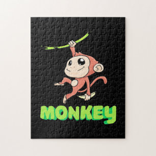Monkey Banana Jigsaw Puzzle