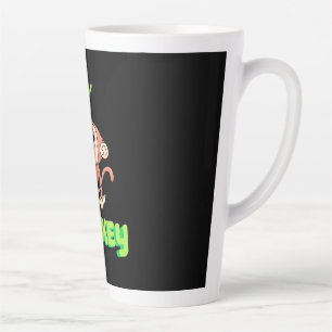 Monkey Banana Latte Mug