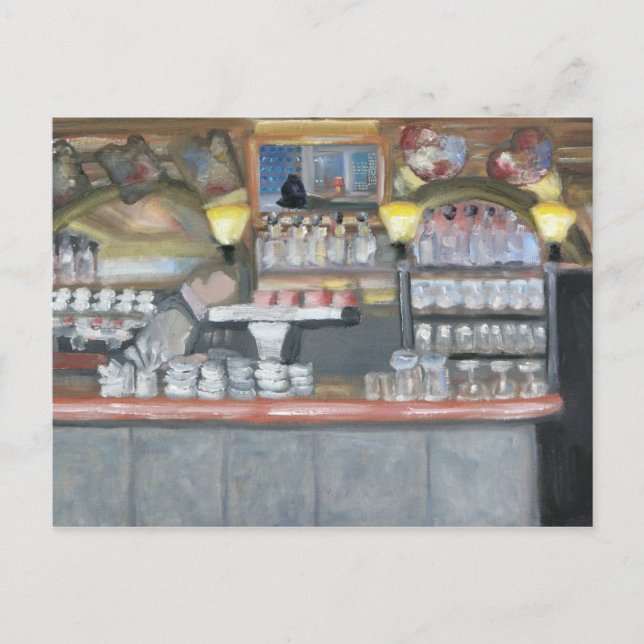 Monkey Bar & La Palette Postcard (Front)