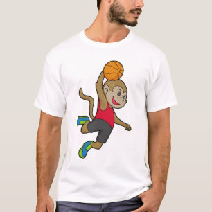 Monkey Basketball player Basketball T-Shirt