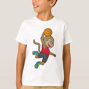 Monkey Basketball player Basketball T-Shirt