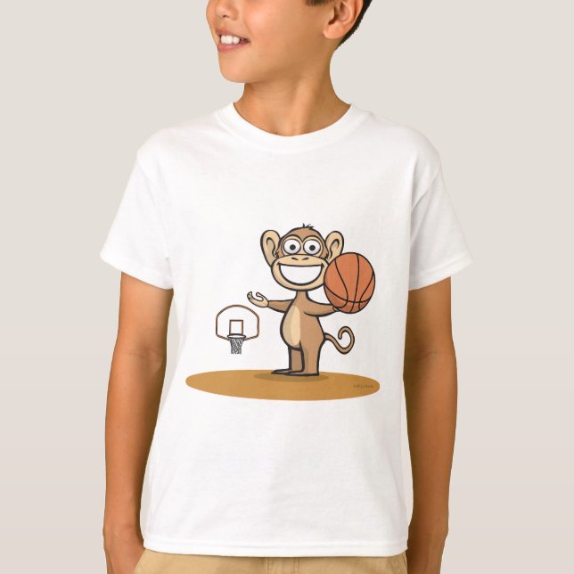 Monkey Basketball T-Shirt (Front)