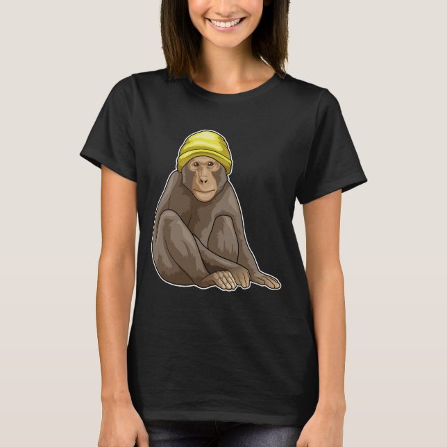 Monkey Beanie T-Shirt (Front)