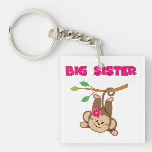 Monkey Big Sister Key Ring