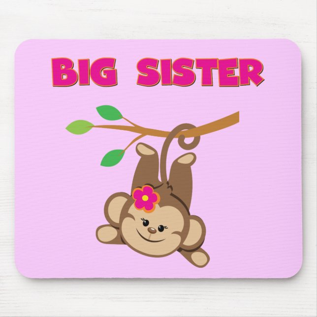 Monkey Big Sister Mouse Mat (Front)