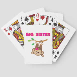 Monkey Big Sister Playing Cards