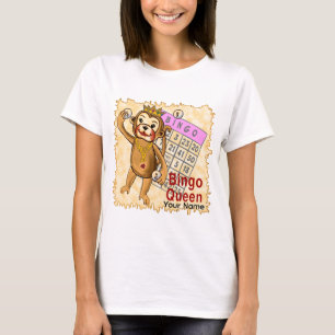 Monkey Bingo Queen T-Shirt