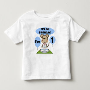 Monkey Birthday Boy 1st Toddler T-Shirt